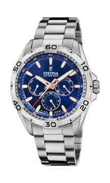 RELOJ FESTINA F20623/2 AZUL CORREA DE ACERO INOXIDABLE, HOMBRE