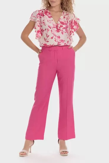 Camisa lino estampada