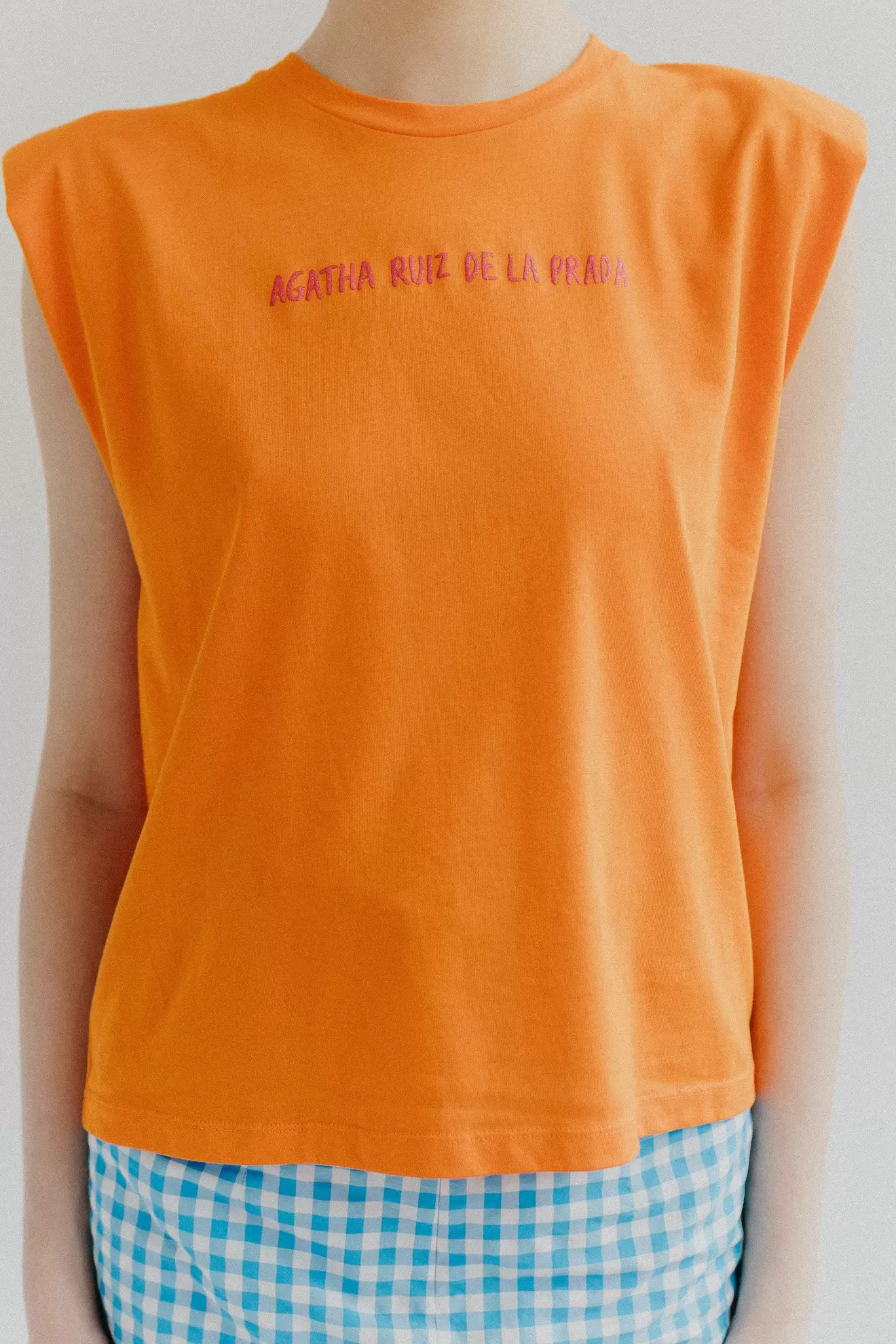 CAMISETA NARANJA HOMBRERAS ARP