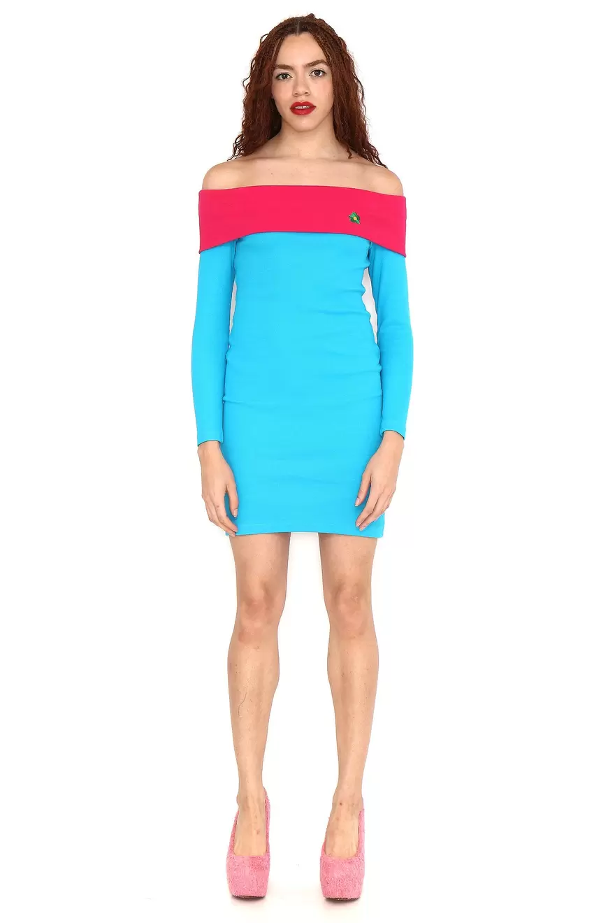 VESTIDO CANALE TURQUESA