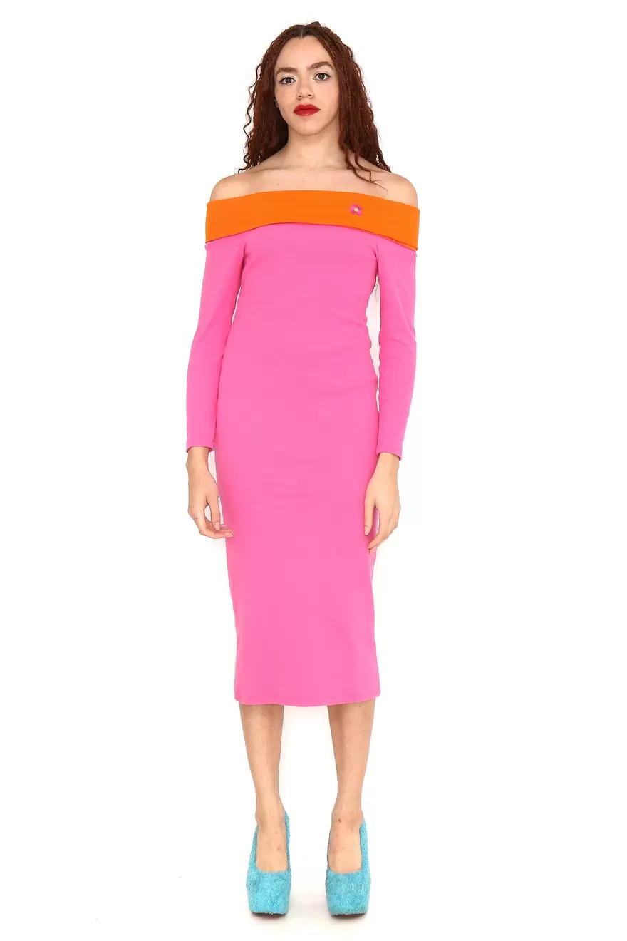 VESTIDO CANALE ROSA