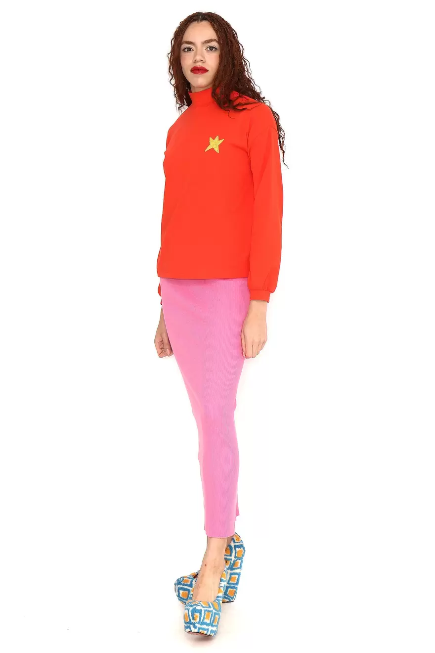 CAMISETA CA NARANJA ESTRELLA