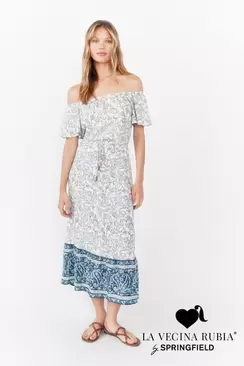 Vestido midi "LUCÍA" - La Vecina Rubia