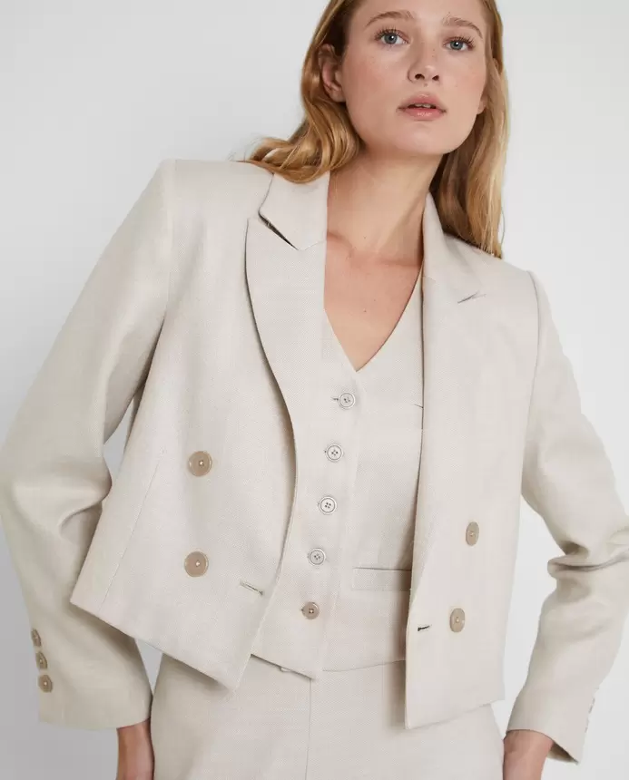 Blazer Crop Estructurado