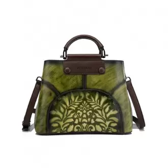 Bolso de piel con...