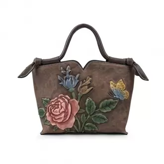 Bolso de piel con...