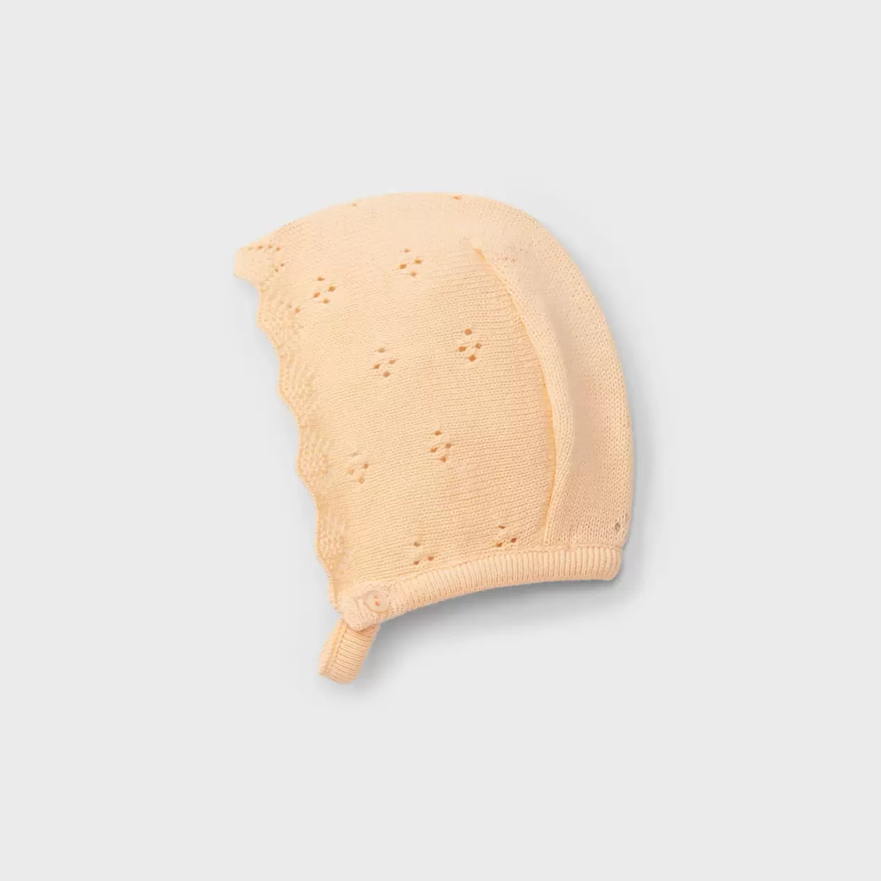 Capota tricot mandarina recién nacido