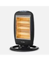 Universal Blue UCH91000-21 calefactor eléctrico Interior Negro 1200 W Calefactor eléctrico halógeno