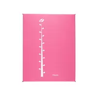 Tapis de parc avec toise - Fuchsia