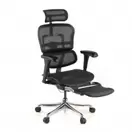 Silla ergonómica con reposapiés Ergohuman Edition I, modelo premium