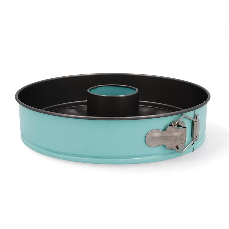 Molde desmontable 2 bases 28x6,8 cm acero carbonatado Turquoise KFK