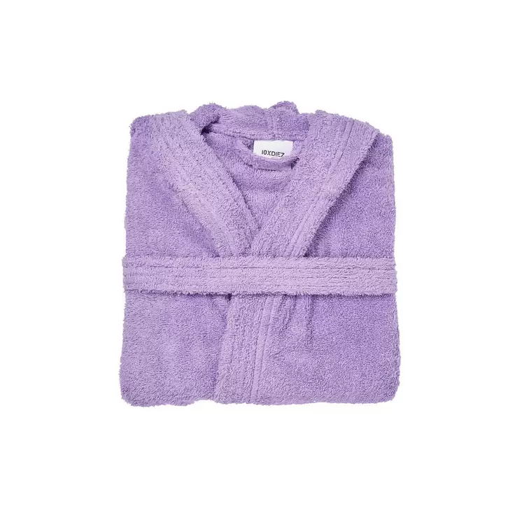 Albornoz infantil lavanda