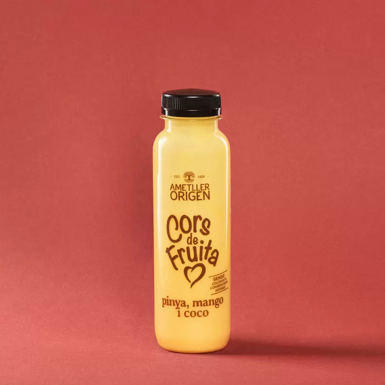 Refresc Cors de Fruita de pinya, mango i coco Ametller Origen 310ml