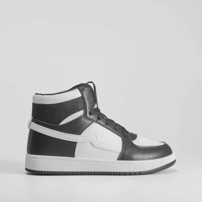 Zapatilla urbana alta bicolor NYC