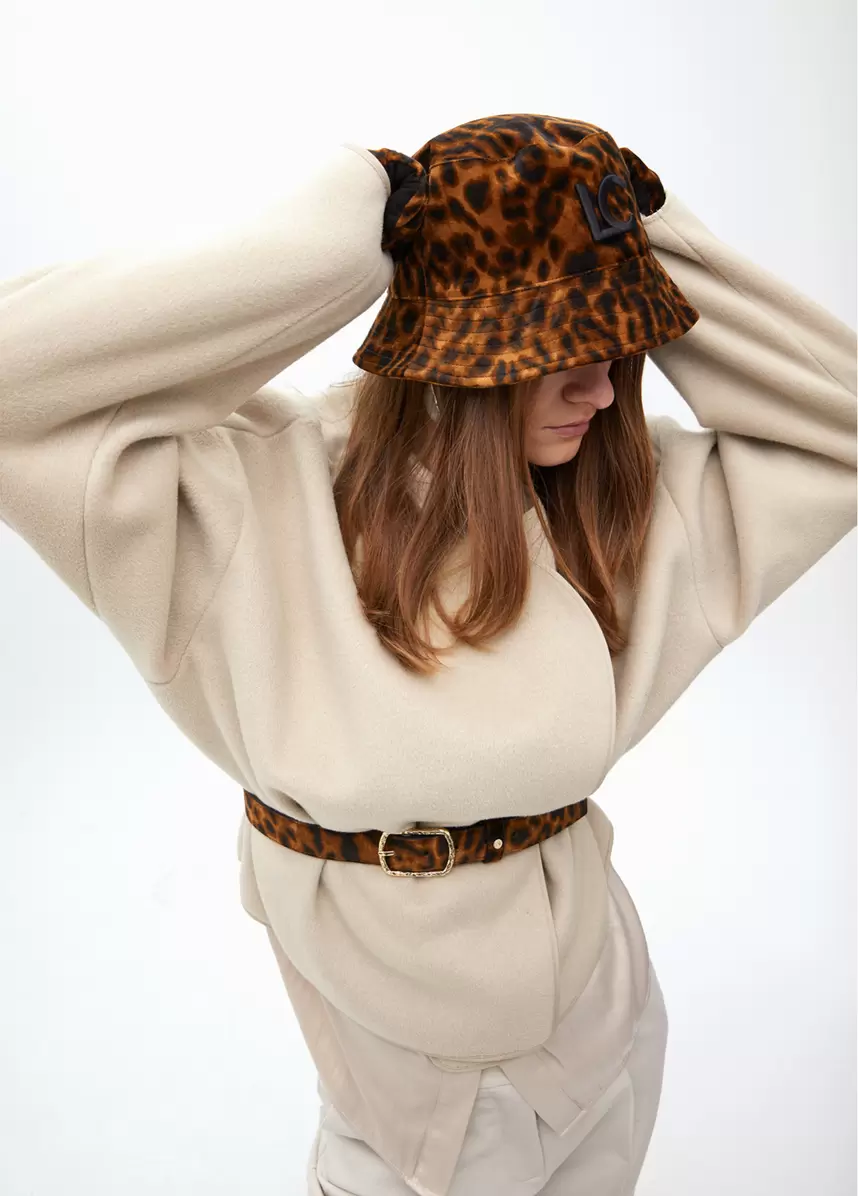 Cinturon estrecho animal print
