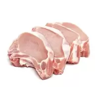 Chuletas extra lomo de cerdo , kg.