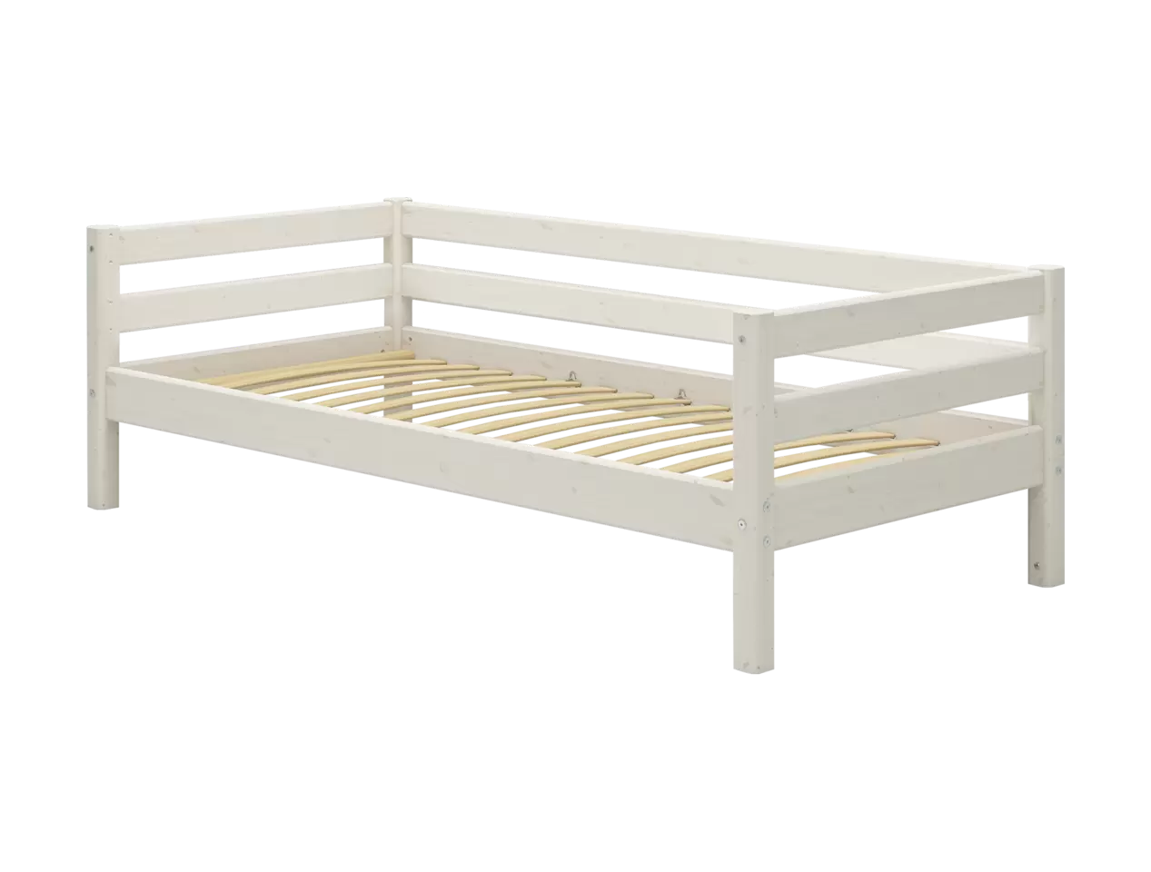 Single Bed, 90x200 cm, White