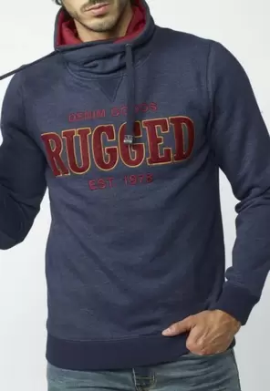 Sudadera estampado de texto | Look diario