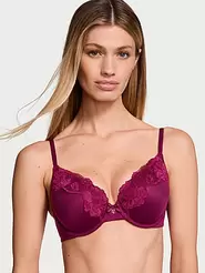 Sujetador push up con ribetes de encaje Perfect Shape