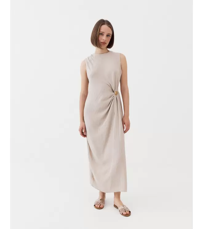 VESTIDO APILQUE DORADO