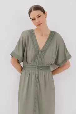 Long lace dress