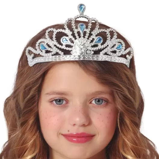 Diadema Plateada Infantil...