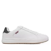 Zapatos sport levi's piper blancas con suela caramelo