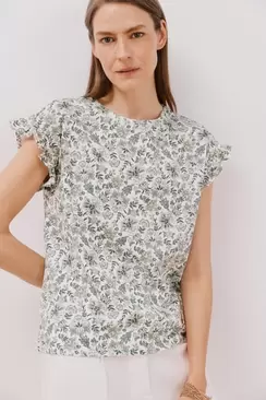 Essential ruffle t-shirt