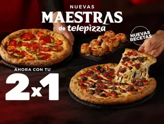 2x1 en todas las pizzas
