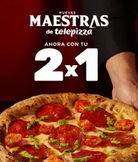 2x1 en todas las pizzas