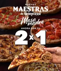 2x1 en todas las pizzas