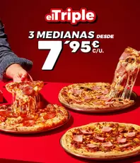 El Triple: 3 medianas desde 7,95€ c/u
