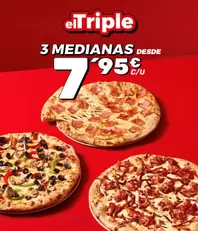 El Triple: 3 medianas desde 7,95€ c/u