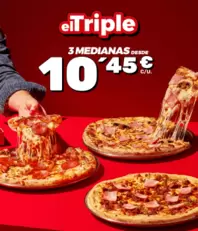 El Triple: 3 medianas desde 10,45€ c/u