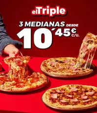 El Triple: 3 medianas desde 10,45€ c/u