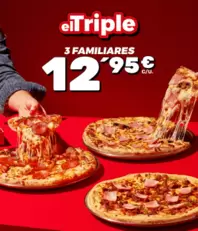 El Triple: 3 familiares desde 12,95€ c/u