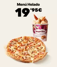 Menú Helado por 19,95€