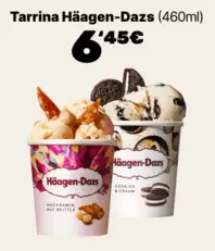 Tarrina Häagen-Dazs (460 ml.) por 6,45€