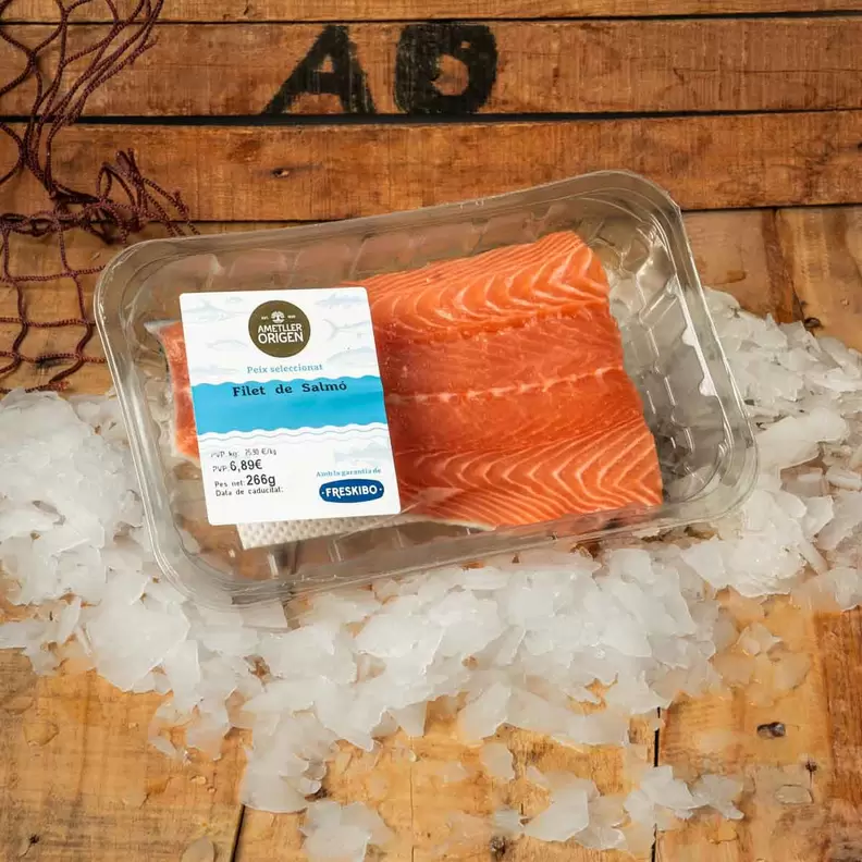 Filet de salmó Ametller Origen