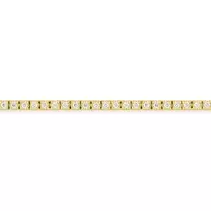 Pulsera de oro amarillo de 9K con diamantes creados de 0,82 ct  malla de tenis
