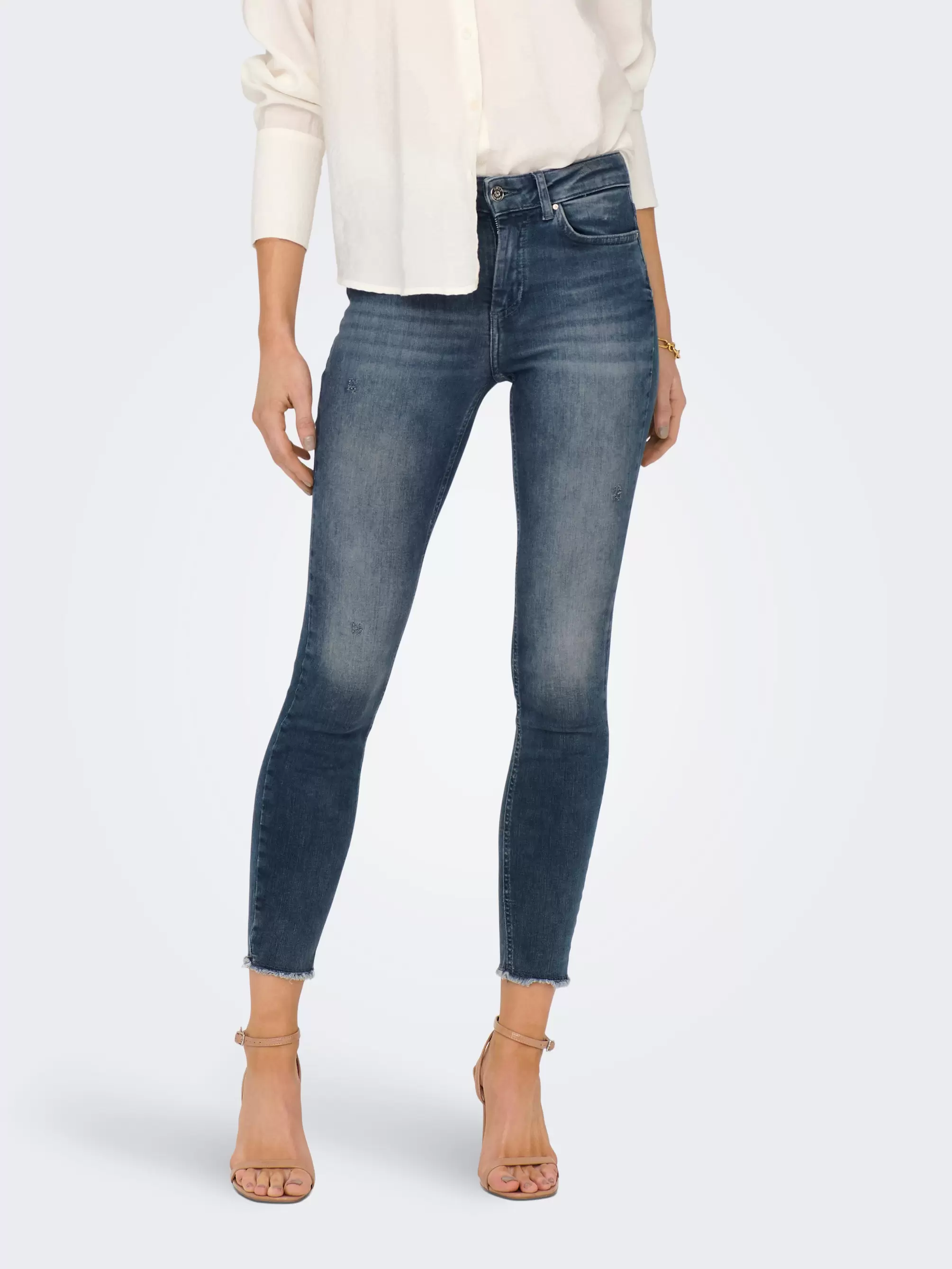 ONLBLUSH Cintura media Corte skinny Vaqueros