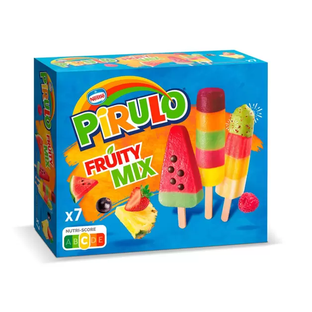 Pirulo Fruity Mix(pack de 7uds)