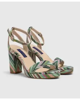 SANDALIA CONIL TEXTIL MULTICOLOR