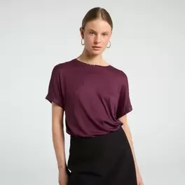 T-shirt with roundneck