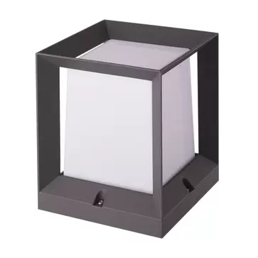 SOBREMURO EXTERIOR SNOWDROP 16CM E27 ANTRÁCITA IP54