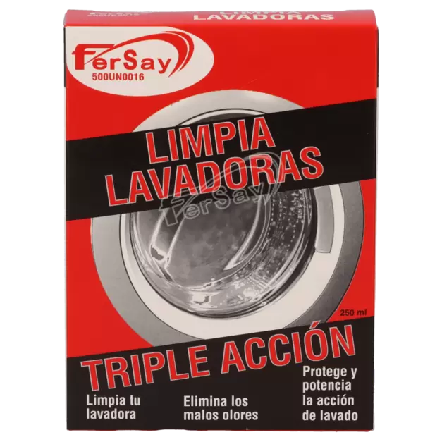 Limpiador lavadoras triple acción