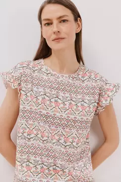 Essential ruffle t-shirt