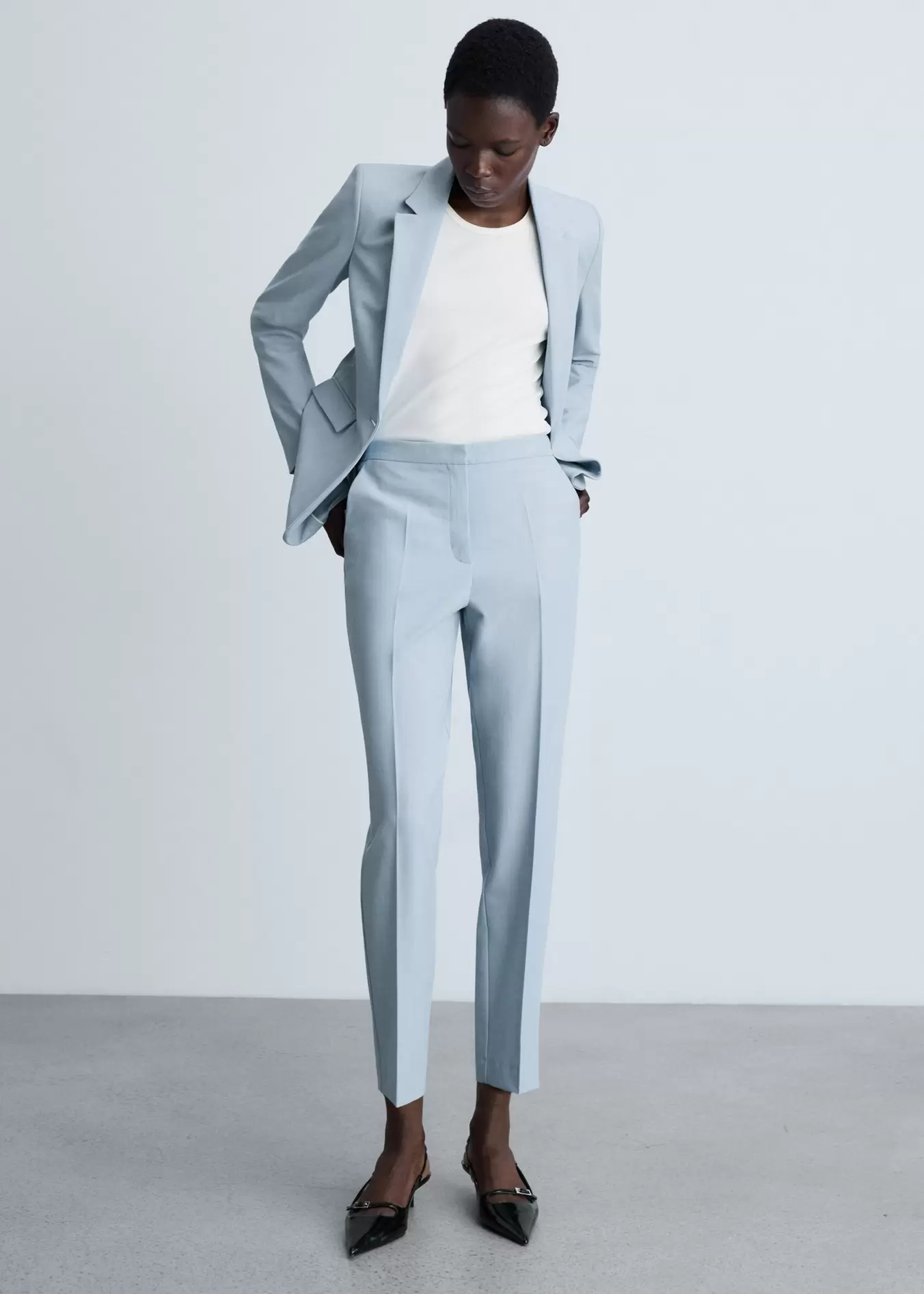 Pantalón recto traje