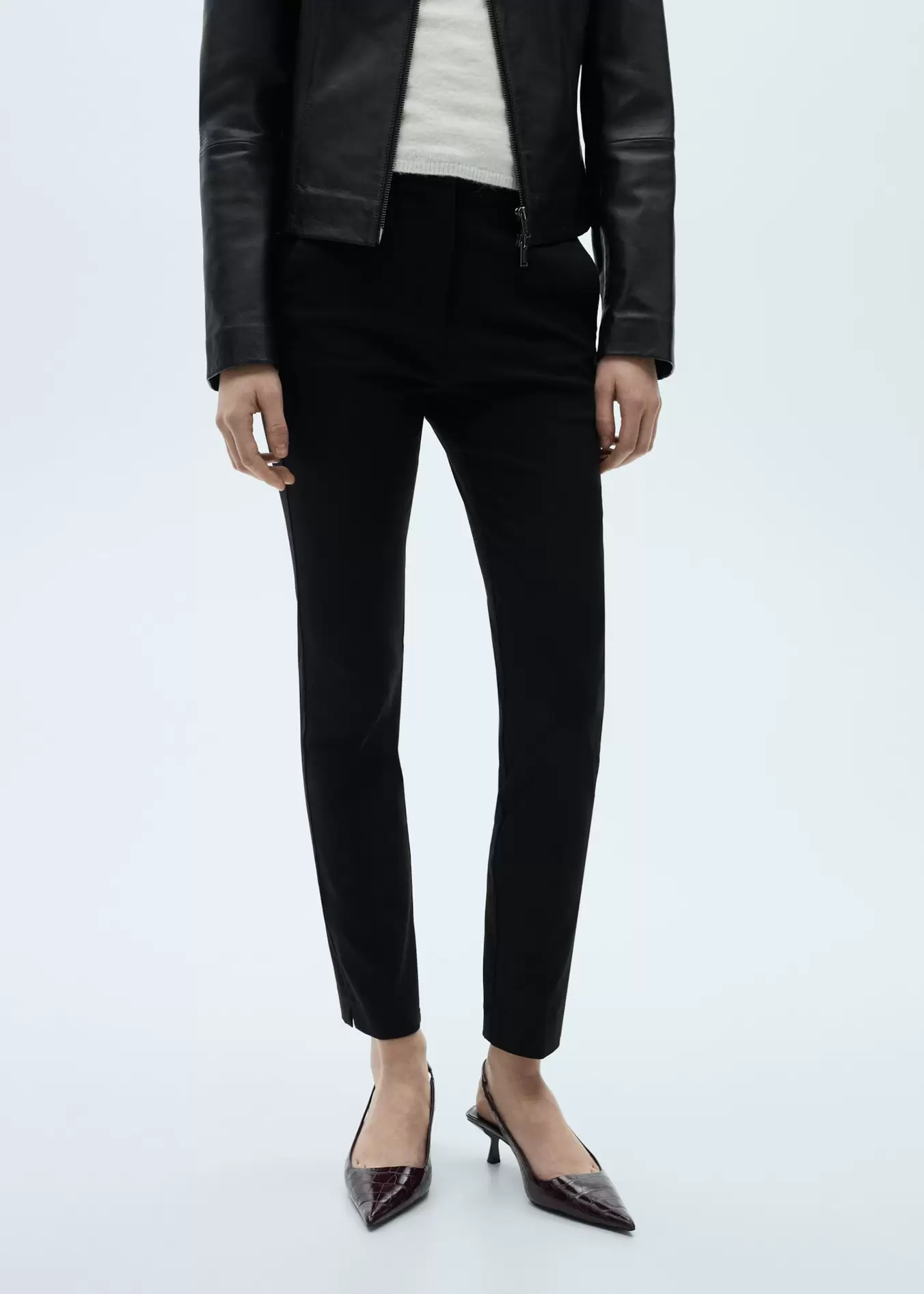 Pantalón skinny crop