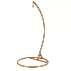 Cebu - Pied pour fauteuil suspendu en acier imitation bois